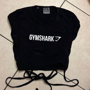 Gymshark tie-waist crop top size medium